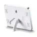 Beurer HM 16 Indoor Thermo Hygrometer, rear view showing fold-out stand and wall-mount design