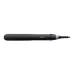Philips BHS377 hair straightener in closed position with sleek black body and purple accent, minimal clean background