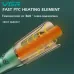 Close-up view of VGR V-583 professional automatic hair curler highlighting fast PTC heating element.