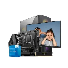 Intel 13th Gen Core i5 13400 Budget Desktop PC with Monitor