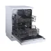 Open view of Sharp QW-MB612-SS3 Dishwasher interior with two racks and utensil holder for efficient dish arrangement.