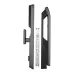 Side view of NGTeco SL01-Z350 VPN Smart Door Lock showing sleek black sliding door handles with mortise lock mechanism.