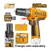 Product display of INGCO CDLI122061 Cordless Drill with 12V Li-Ion battery, Type-C port, and packaging box.