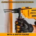 Action view of INGCO ID7118 Drill Machine drilling into tiled wall with depth gauge ensuring precise hole depth.