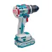Front angled view of TOTAL TDLI205582 Drill Machine with brushless motor label and detachable 20V MAX battery.
