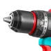 Front close-up of TOTAL TIDLI206681 Drill Machine showing metal chuck and adjustable torque ring numbered 10–20.