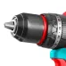 Close-up of TOTAL TIDLI20868 Drill Machine showing metal chuck and torque ring numbered 10–20 for precision control.