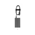DJI 65W wall charger with built-in Type-C cable and plug, slim black design ideal for DJI Drones