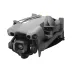 Close-up of DJI Mini 5 Pro folded configuration showcasing portability and 1-inch sensor camera for high-quality imaging.