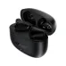 Acefast W11 AI NC Semi-In-Ear Bluetooth Earbuds displayed side-by-side in white and black, each with their open charging case and floating earbuds.