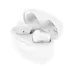 Acefast W11 AI NC Semi-In-Ear Bluetooth Earbuds in black resting inside an open charging case with visible L and R markings.
