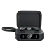 Front view of the Anker Soundcore P41i charging case with a digital display showing 100% battery, featuring a built-in phone stand.