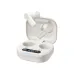 Front view of Havit TW889 SPACE T2 Adaptive ANC TWS Earbuds in open charging case with display