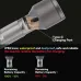 Close-up of Philips SFL2142/56 Torch Light Type-C charging port with waterproof IP55 rating and battery indicators.