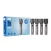 Product view of Philips SFL2142C4 Torch Light beside retail box with usage instructions and charging indicators.