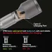 Close-up of Philips SFL2143/56 Torch Light Type-C charging port with waterproof IP55 rating and battery indicators.
