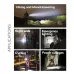 Collage view of Philips SFL2243/56 Torch Light applications including hiking, night walk, cycling, and emergency use.