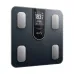 Eufy smart scale perspective view with illuminated display, metal pads, and modern glass finish for body composition tracking