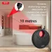 Feature view of XO CRP02 Hidden Camera Detector showing 10 metre detection range with reflected red light spotting camera