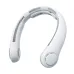Front view of the Jisulife Neck Fan Life4 showing a lightweight neckband design with dual air outlets and flexible arms.