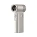 Front view of the Jisulife Ultra2 Mini Handheld Fan in white highlighting sleek body and portable handheld cooling design.