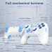 Feature graphic of Onikuma C1 Tri-Mode Gaming Controller showing mechanical tactile switches on ABXY and shoulder keys.
