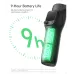 Feature view of Hohem iSteady V3 Ultra Gimbal Stabilizer with glowing battery section showing 1600 mAh capacity.