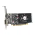 AFOX GT 1030 2GB GPU with cooling fan, PCIe connector, and DVI output for desktop PC installation