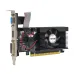 AFOX GT 730 2GB Low Profile graphics card with cooling fan, PCIe connector, and VGA, HDMI, DVI outputs