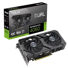 ASUS Dual GeForce RTX 4060 EVO OC Edition 8GB GDDR6 Graphics Card