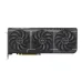 Front angled view of ASUS Prime Radeon RX 9060 XT 16GB GDDR6 OC GPU with triple-fan cooling and sleek black design.