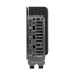 ProArt RTX 5070 Ti OC 16GB GPU rear panel with HDMI, DisplayPort, USB-C, and stainless steel finish.