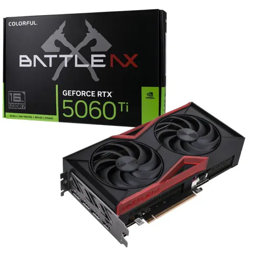Colorful GeForce RTX 5060 Ti Battle AX DUO 16GB-V GDDR7 Graphics Card