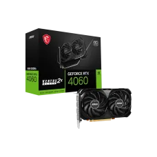 MSI GeForce RTX 4060 VENTUS 2X BLACK 8GB OC GDDR6 Graphics Card