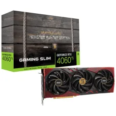 MSI GeForce RTX 4060 Ti 8G GAMING SLIM MONSTER HUNTER EDITION GDDR6 Graphics Card