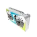 RTX 5050 White Dual Fan GPU in angled view