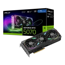 PNY GeForce RTX 5070 ARGB EPIC-X RGB OC Triple Fan 12GB GDDR7 Graphics Card