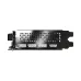 Rear I/O ports of PNY RTX 5050 8GB graphics card featuring HDMI and DisplayPort outputs for multi-display setup