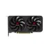 Front view of PowerColor Reaper AMD Radeon RX 9050 8GB Graphics Card with dual cooling fans.