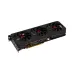 Top angled view of PowerColor Reaper AMD Radeon RX 9070 GRE 12GB Graphics Card showing cooling shroud.