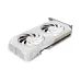 Zotac RTX 5070 Twin Edge OC White GPU angled perspective with dual fans, white body and GeForce RTX branding