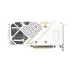 Zotac RTX 5070 Twin Edge OC White GPU backplate view with white metal finish, branding and heat dissipation vents