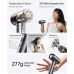 Promotional view of Awei DS-2 Hair Dryer highlighting temperature control, negative ions, quick dry, and lightweight design.