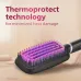 Close-up graphic view highlighting the glowing heating element of the Philips BHH880 Hair Straightener.