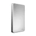 Front view of the Netac K330 1TB USB 3.0 Portable External HDD showcasing its slim metallic enclosure and compact design