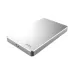 Top angled view of the Netac K330 1TB USB 3.0 Portable External HDD displaying its thin form factor and smooth finish