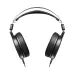 Angled view of Audio Technica ATH-R30x Studio Headphone showing padded ear pads and wired cable connection.