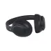 Black over-ear wireless headphones WH05A Go Vibe with cushioned earcups, adjustable headband and control buttons