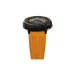 Side profile view of HiFuture MIX3 smart watch with orange strap and rugged watch case.