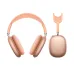 Hoco W65 Wireless Bluetooth Headphone Orange Color showing foldable over ear design with matching carrying case